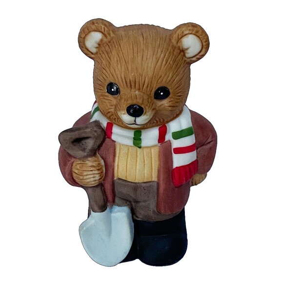 Three Vintage Homeco Holiday Ceramic Bears: Christmas Decor - Picture 4 of 6